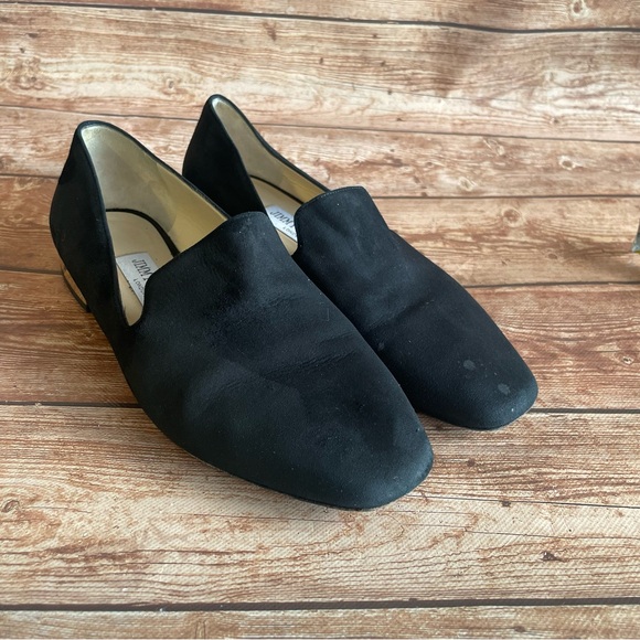 Jimmy Choo woman Black Suede Jaida Smoking  Size 37.5 usa 6.5 - Picture 15 of 16